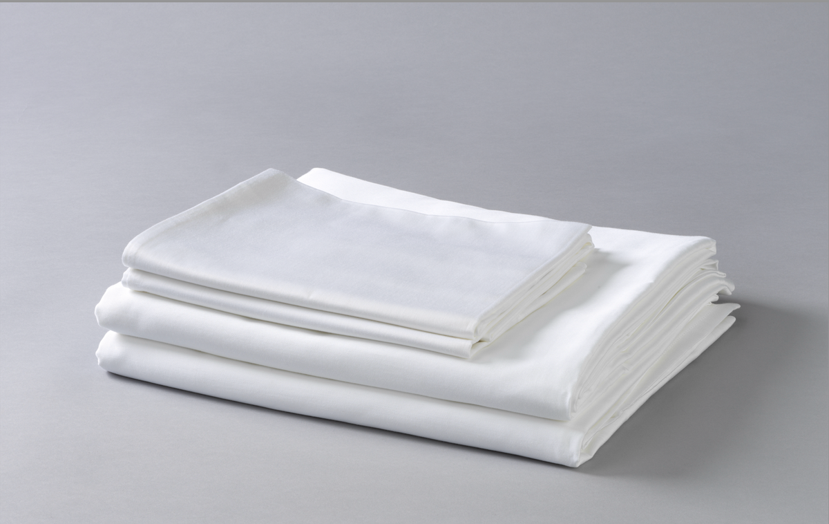 White Bamboo Cotton Luxury Bed Sheets - Made with Viscose from Bamboo