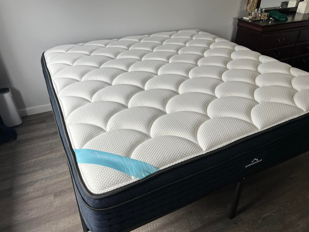 DreamCloud Premier King in a bedroom
