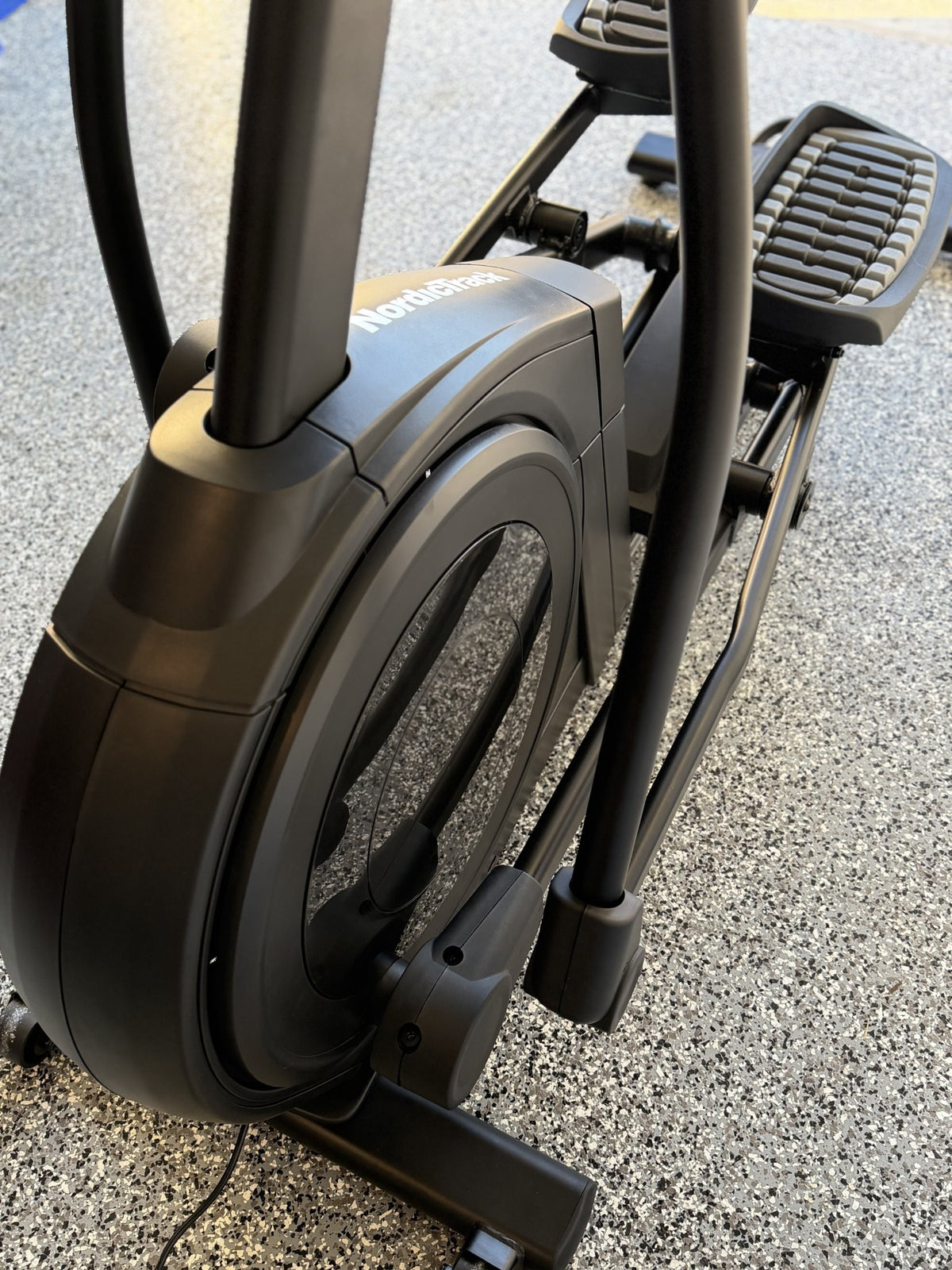 NordicTrack AirGlide 16 flywheel close-up