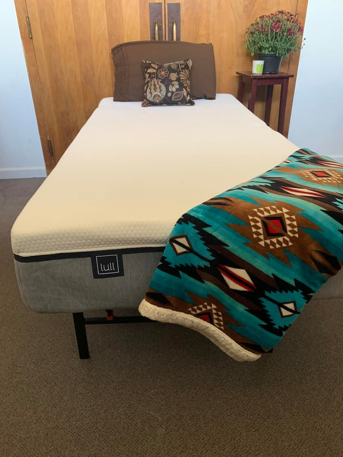Lull Original Twin mattress staged
