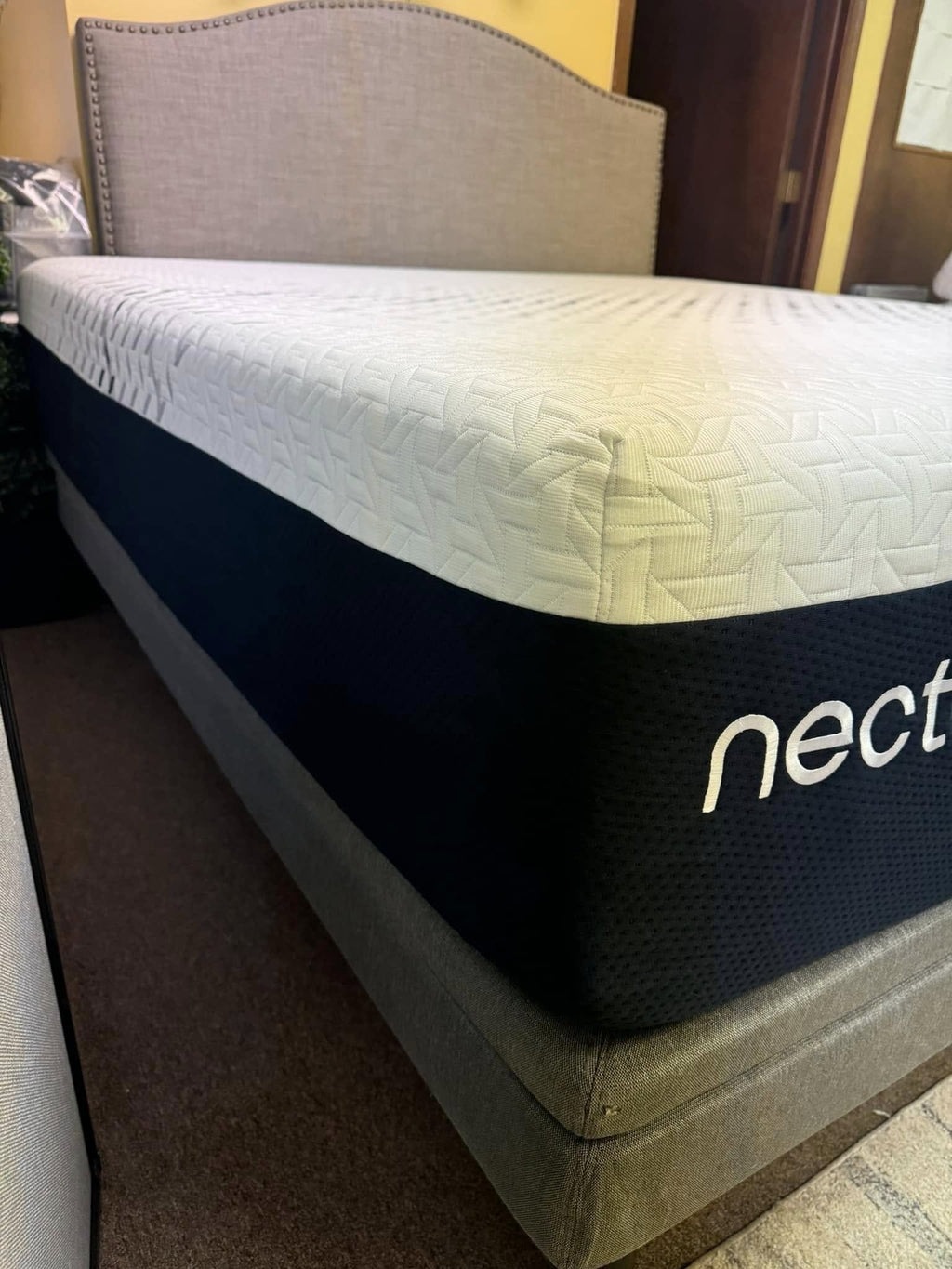 Nectar Luxe Memory Foam King, side view