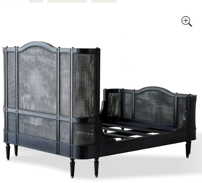 Solene King bed, rear angle view (manufacturer photo)