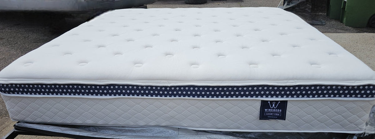 WinkBed Luxury Firm Cal King, front view